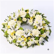 Classic Selection Wreath Yellow and Cream
