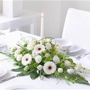 Shimmering White Table Arrangement