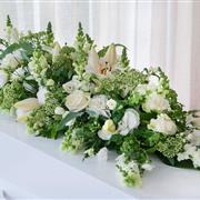 Classic White Casket Spray - 