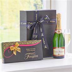 Champagne &amp; Dessert Chocolates Gift Set