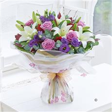 Dreamy Damson Hand-tied