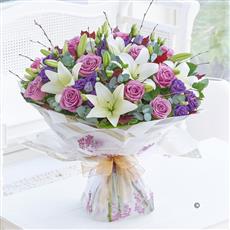 Extra Large Dreamy Damson Hand-tied