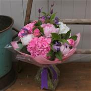 Hydrangea and Peony Handtied