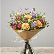 Peach and Lilac Bouquet