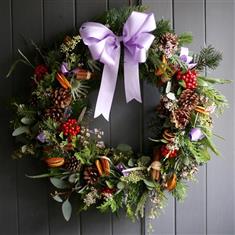 Rustic Door Wreath